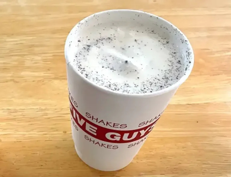 five guys Double Stuf milkshake