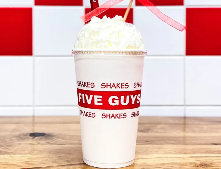 five guys Strawberry Milkshake