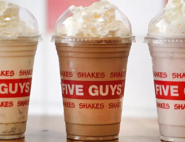 five guys Whipped Cream milkshake