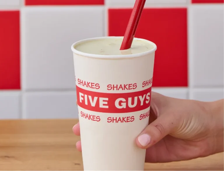 five guys Banana Milkshake