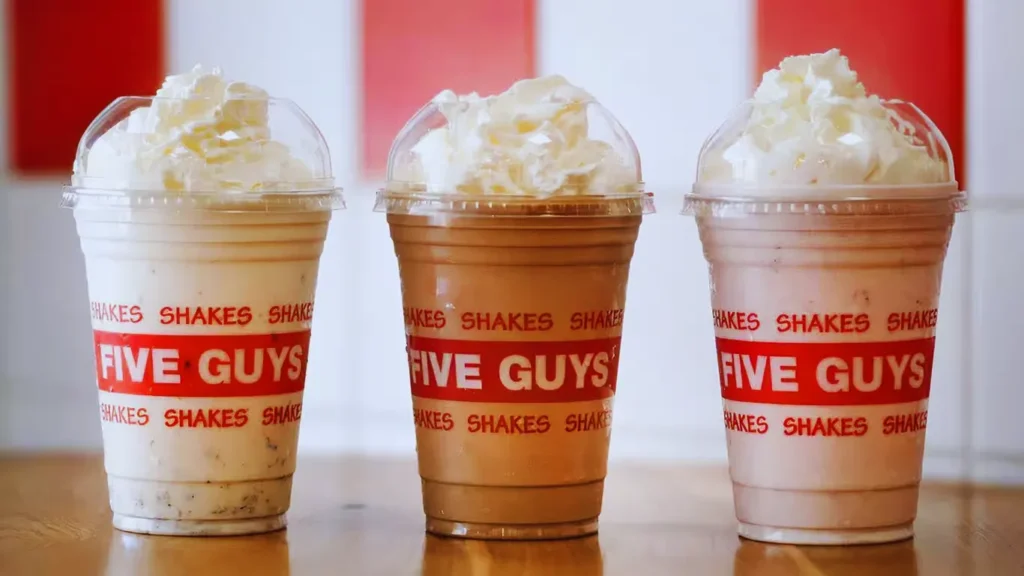 five guys milkshake prices