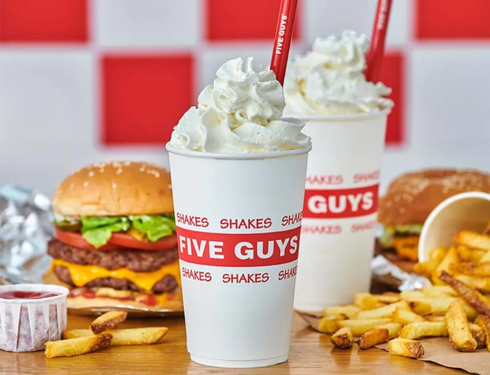 five guys reeses cup milkshake