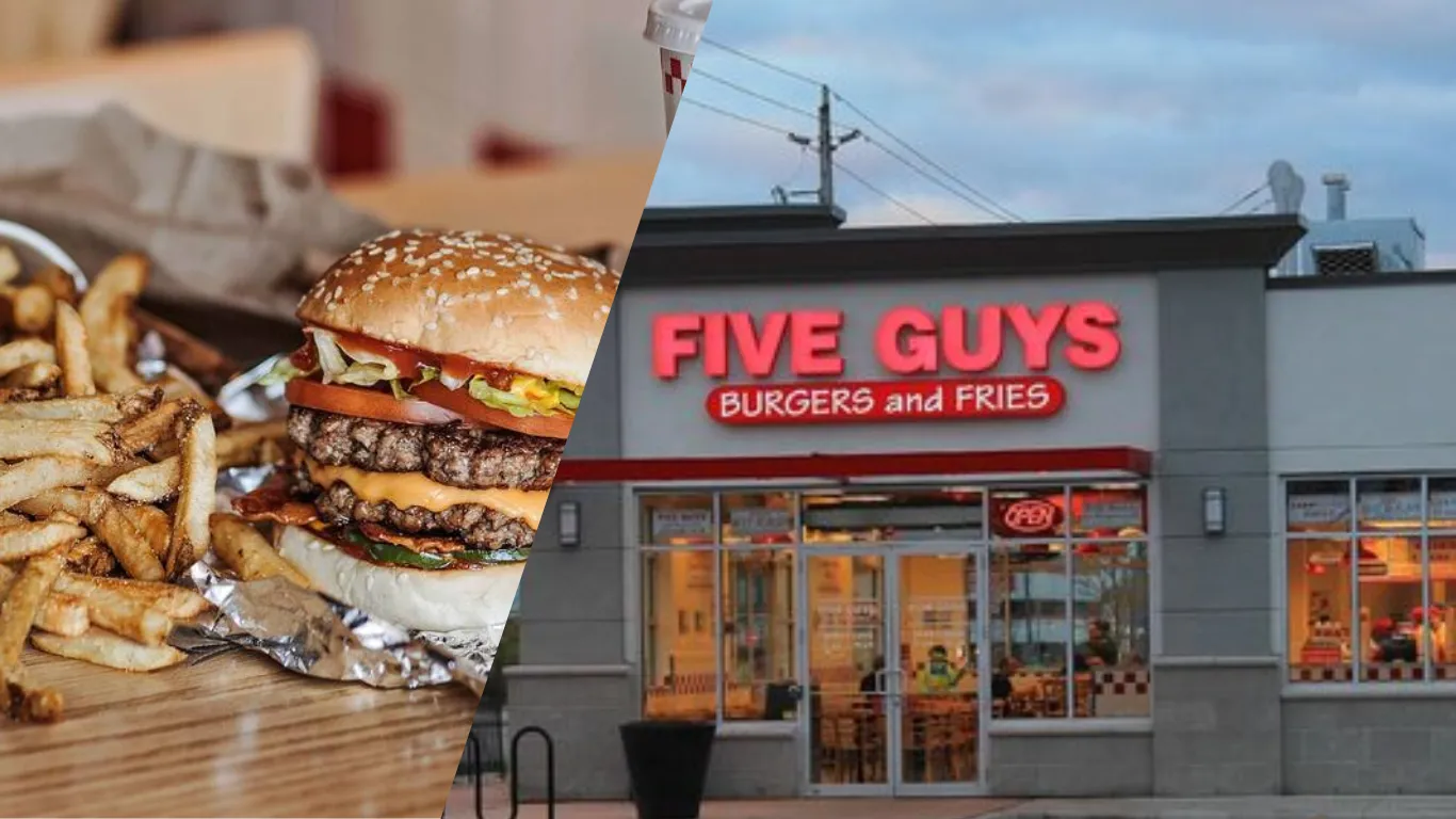 Five Guys Menu Prices Canada