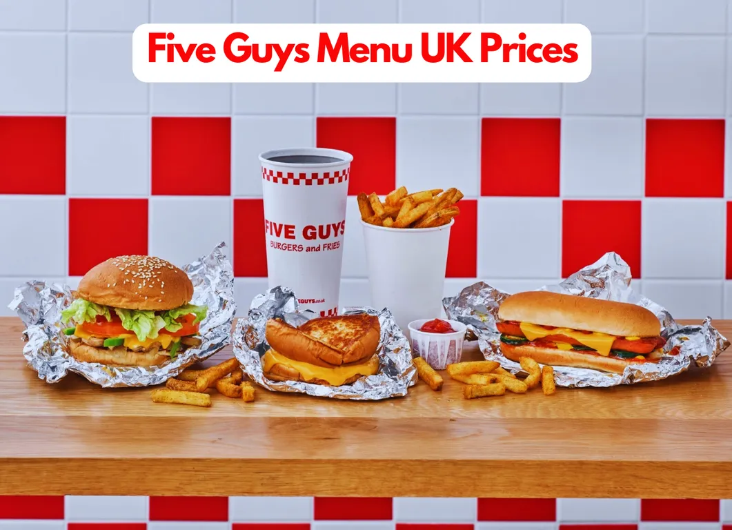 Five Guys Menu Prices UK