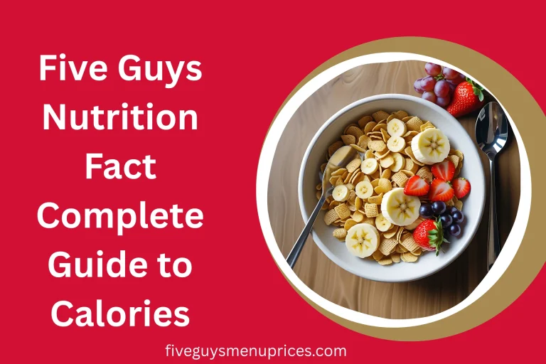 Five Guys Nutrition