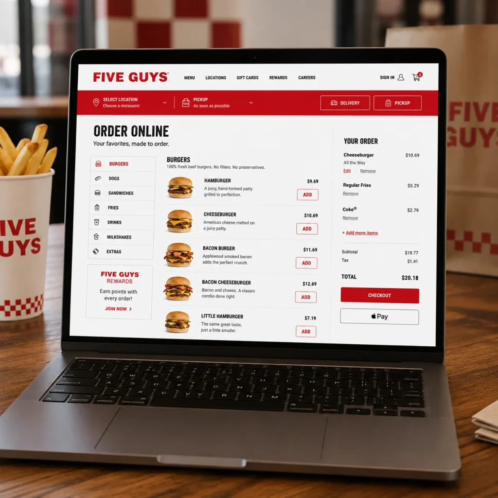 Order Through Website